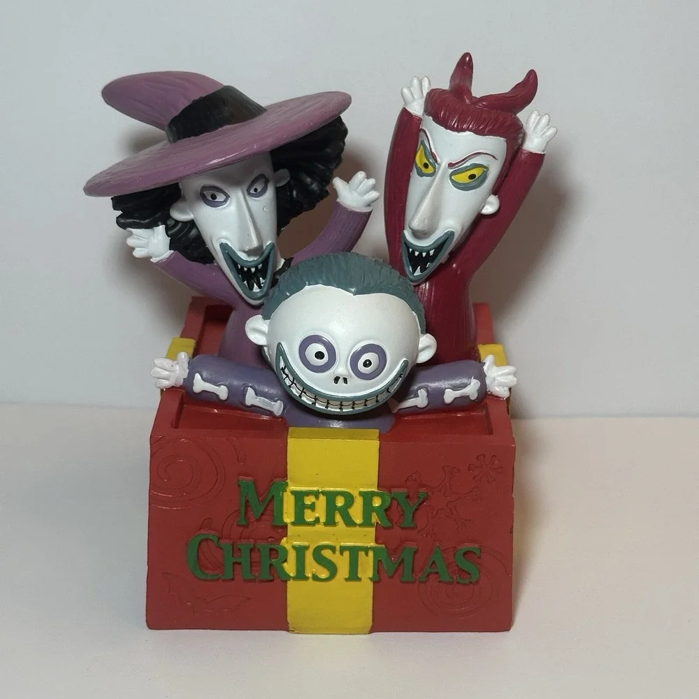Nightmare Before Christmas Lock Shock Barrel Christmas‎ Present Table Disneys